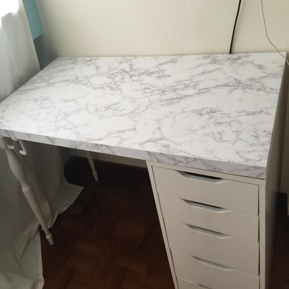 Looks just like real marble finish