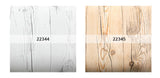 ROSEROSA Peel and Stick PVC Wood Self-Adhesive Wallpaper Covering Counter Top Panel White 22344