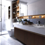 ROSEROSA Peel and Stick Premium Faux Wood Contact Paper Self-Adhesive Wallpaper Door Wrap Countertop Moulding Trim PW126