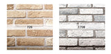 ROSEROSA Peel and Stick PVC Brick Self-Adhesive Wallpaper Covering Counter Top GM726