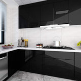 ROSEROSA Peel and Stick High Glossy Powder Coat Architectural Film Self-adhesive Vinyl Film Wallpaper Door Wrap Counter Top Border Mirror Molding Trim DGP427