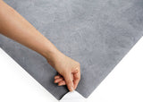 ROSEROSA Peel and Stick Faux Concrete Contact Paper Self-Adhesive Wallpaper Door Wrap Countertop Moulding Trim DM224