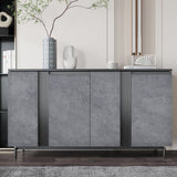 ROSEROSA Peel and Stick Faux Concrete Contact Paper Self-Adhesive Wallpaper Door Wrap Countertop Moulding Trim DM224