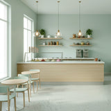 ROSEROSA Peel and Stick Matt Solid Self-Adhesive Wallpaper Door Wrap Counter Top Border Mirror Molding Trim DS104