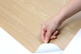 ROSEROSA Peel and Stick Faux Wood Contact Paper Self-Adhesive Wallpaper Door Wrap Countertop Moulding Trim DW104