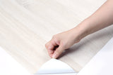 ROSEROSA Peel and Stick Faux Wood Contact Paper Self-Adhesive Wallpaper Door Wrap Countertop Moulding Trim DW107