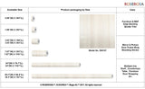 ROSEROSA Peel and Stick Faux Wood Contact Paper Self-Adhesive Wallpaper Door Wrap Countertop Moulding Trim DW107