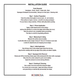 ROSEROSA Peel and Stick Faux Concrete Architectural Film Self-adhesive Vinyl Film Wallpaper Door Wrap Counter Top Border Mirror Molding Trim DM225