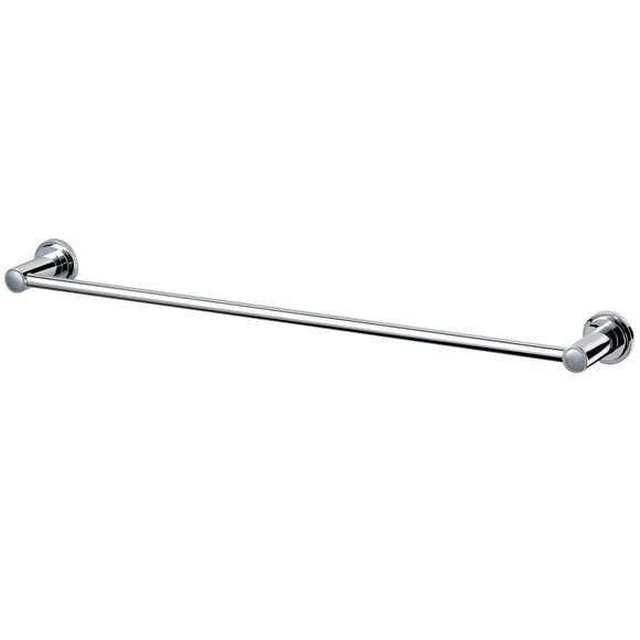 ECKOREA® 23-Inch Polished Chrome Towel Bar ECK-205S, Durable Stainless Steel & Zinc Alloy, Wall-Mounted, Screw-in
