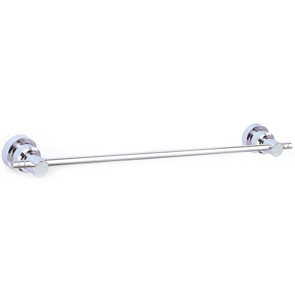 ECKOREA® 22-Inch Polished Chrome Towel Bar ECK-210S, Durable Stainless Steel & Zinc Alloy, Wall-Mounted, Screw-in