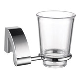 ECKOREA® Polished Chrome Tumbler Holder ECK-260C, Tumbler Included Durable Zinc Alloy, Wall-Mounted, Screw-in