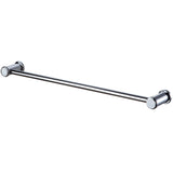 ECKOREA® 22-Inch Polished Chrome Towel Bar ECK-300S, Durable SUS304 Stainless Steel & Zinc Alloy, Wall-Mounted, Screw-in