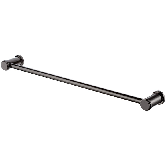 ECKOREA® 22-Inch Polished Black Pearl Towel Bar ECK-300S-BP, Durable SUS304 Stainless Steel & Zinc Alloy, Wall-Mounted, Screw-in