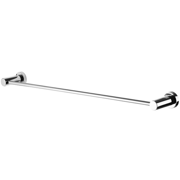 ECKOREA® 23-Inch Polished Chrome Towel Bar ECK-310S, Durable SUS304 Stainless Steel & Zinc Alloy, Wall-Mounted, Screw-in