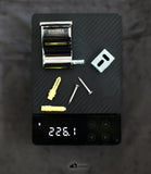 ECKOREA® Polished Chrome Robe & Towel Hook ECK-600O, Durable Zinc Alloy, Wall-Mounted, Screw-in
