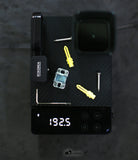 ECKOREA® Matte Black Tumbler Holder ECK-710C-BK, Tumbler Included, Durable Zinc Alloy, Wall-Mounted, Screw-in