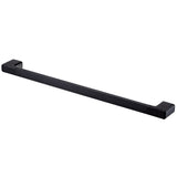 ECKOREA® 21-Inch Matte Black Towel Bar ECK-710S-BK, Durable SUS304 Stainless Steel & Zinc Alloy, Wall-Mounted, Screw-in