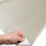 ROSEROSA Peel and Stick Brushed Faux Metal Architectural Film Self-Adhesive Vinyl Film Wallpaper Door Wrap Counter Top Border Mirror Molding Trim ED102