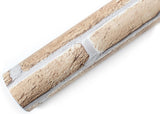 ROSEROSA Peel and Stick PVC Faux Brick Self-Adhesive Wallpaper Covering Counter Top GM726