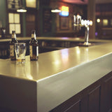 ROSEROSA Peel and Stick Faux Stainless Steel Architectural Film Self-adhesive Wallpaper Door Wrap Counter Top Border Mirror Molding Trim HL238