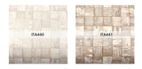 ROSEROSA Peel and Stick PVC Wood Self-Adhesive Wallpaper Covering Counter Top Reclaimed Wood ITA440