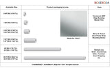 ROSEROSA Peel and Stick Matt Solid Contact Paper Self-Adhesive Wallpaper Door Wrap Countertop Moulding Trim KS419