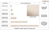 ROSEROSA Peel and Stick Premium Faux Wood Contact Paper Self-Adhesive Wallpaper Door Wrap Countertop Moulding Trim KW236