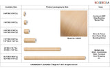 ROSEROSA Peel and Stick Premium Faux Wood Contact Paper Self-Adhesive Wallpaper Door Wrap Countertop Moulding Trim KW242