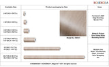 ROSEROSA Peel and Stick Premium Faux Wood Self-Adhesive Wallpaper Door Wrap Countertop Moulding Trim KW331