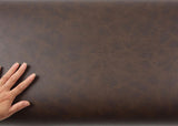 ROSEROSA Peel and Stick Faux Leather Contact Paper Self-Adhesive Wallpaper Door Wrap Countertop Moulding Trim LW412