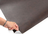 ROSEROSA Peel and Stick Faux Leather Contact Paper Self-Adhesive Wallpaper Door Wrap Countertop Moulding Trim LW412