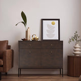 ROSEROSA Peel and Stick Faux Leather Contact Paper Self-Adhesive Wallpaper Door Wrap Countertop Moulding Trim LW412