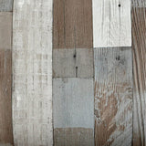 ROSEROSA Peel and Stick PVC Faux Wood Self-adhesive Wallpaper Covering Counter Top LW452