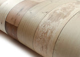 ROSEROSA Peel and Stick PVC Panel Wood Self-adhesive Wallpaper Covering Counter Top LW477