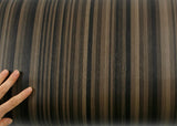 ROSEROSA Peel and Stick PVC Wood Self-Adhesive Wallpaper Covering Counter Top Stripe LW490