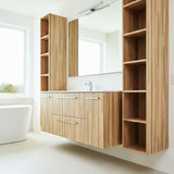 ROSEROSA Peel and Stick Faux Panel Wood Self-Adhesive Wallpaper Door Wrap Counter Top Border Mirror Molding Trim LW497