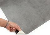 ROSEROSA Peel and Stick Faux Concrete Contact Paper Self-Adhesive Wallpaper Door Wrap Countertop Moulding Trim LW822