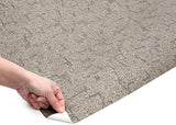 ROSEROSA Peel and Stick Premium Faux Fabric Contact Paper Self-Adhesive Wallpaper Door Wrap Countertop Moulding Trim LW862