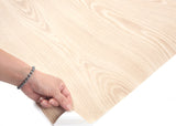 ROSEROSA Peel and Stick PVC Oak Self-adhesive Wallpaper Covering Counter Top LW997