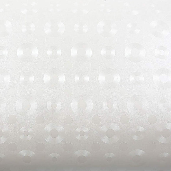 ROSEROSA Peel and Stick PVC Self-adhesive Wallpaper Covering Counter Top Metal Round MF5127-14