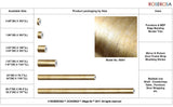 ROSEROSA Peel and Stick Faux Rust Metal Contactpaper Self-Adhesive Wallpaper Door Wrap Countertop Moulding Trim NI941