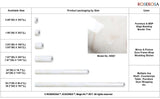 ROSEROSA Peel and Stick Glossy Faux Marble Contact Paper Self-Adhesive Wallpaper Door Wrap Countertop Moulding Trim NI987