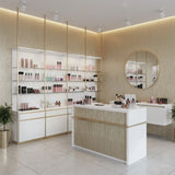 ROSEROSA Peel and Stick Rust Faux Metal Architectural Film Self-adhesive Wallpaper Door Wrap Counter Top Border Mirror Molding Trim NI996