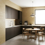 ROSEROSA Peel and Stick Rust Faux Metal Architectural Film Self-adhesive Wallpaper Door Wrap Counter Top Border Mirror Molding Trim NI996