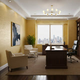 ROSEROSA Peel and Stick Rust Faux Metal Architectural Film Self-adhesive Wallpaper Door Wrap Counter Top Border Mirror Molding Trim NI997