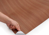 ROSEROSA Peel and Stick Natural Faux Wood Contactpaper Self-Adhesive Wallpaper Door Wrap Countertop Moulding Trim PG565