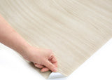 ROSEROSA Peel and Stick PVC Wood Self-Adhesive Wallpaper Covering Counter Top Natural Maple PG582