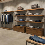 ROSEROSA Peel and Stick Natural Faux Wood Architectural Film Self-adhesive Wallpaper Door Wrap Counter Top Border Mirror Molding Trim PG606