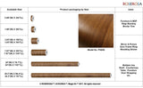 ROSEROSA Peel and Stick Natural Faux Wood Contactpaper Self-Adhesive Wallpaper Door Wrap Countertop Moulding Trim PG606