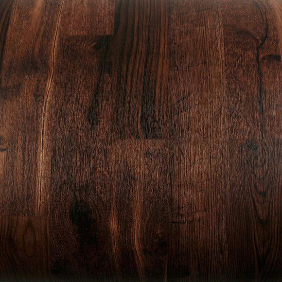 ROSEROSA Peel and Stick PVC Wood Self-Adhesive Wallpaper Covering Counter Top Slice Wood PF686